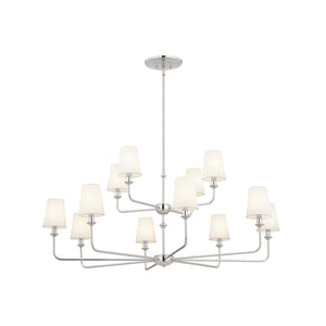 Kichler - 52518PN - 12 Light Chandelier - Pallas - Polished Nickel