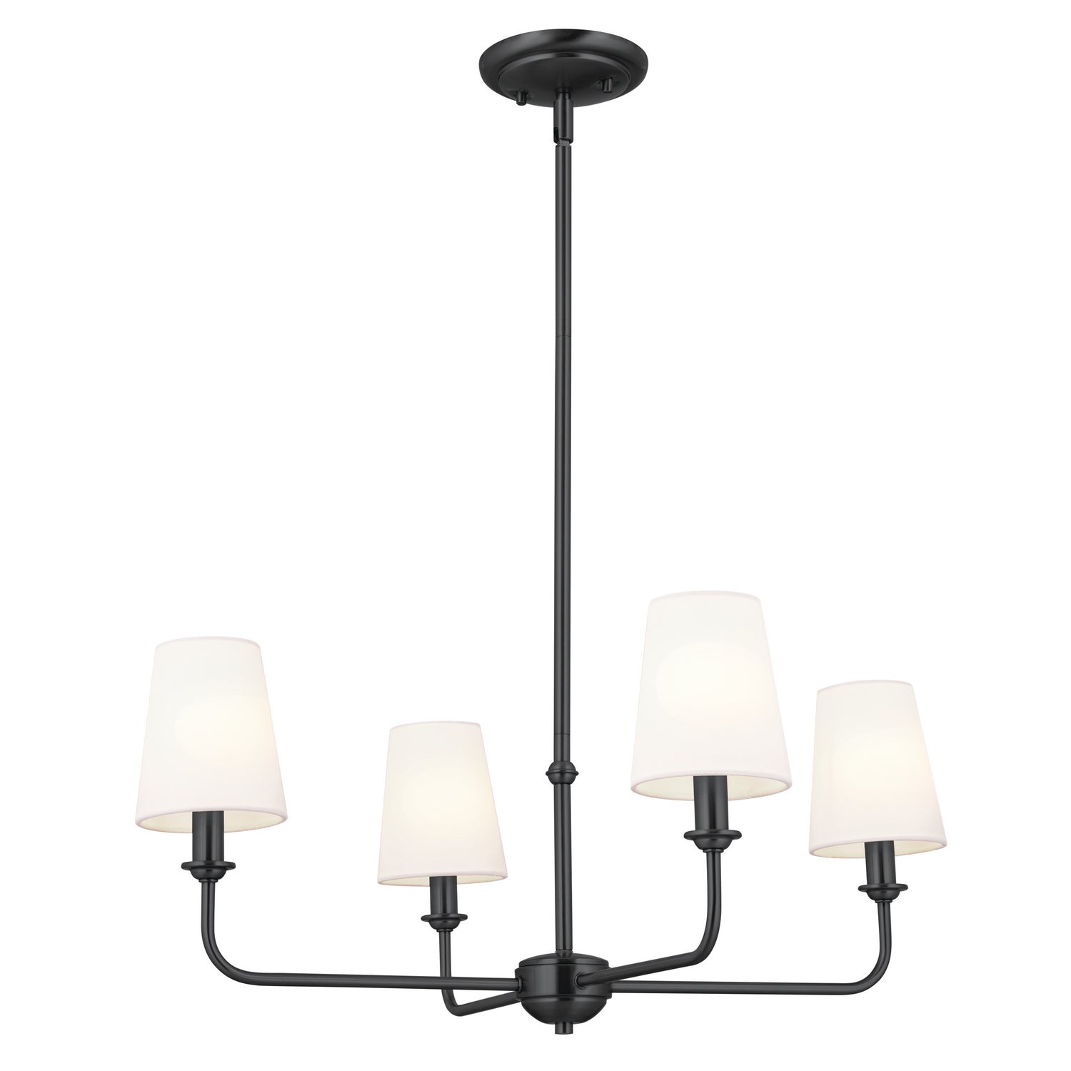 Kichler - 52520BK - Four Light Mini Chandelier - Pallas - Black