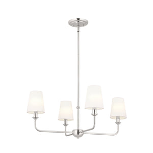 Kichler - 52520PN - Four Light Mini Chandelier - Pallas - Polished Nickel