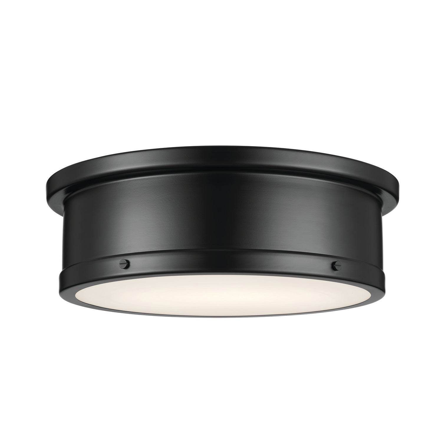 Kichler - 52541BK - Three Light Flush Mount - Serca - Black