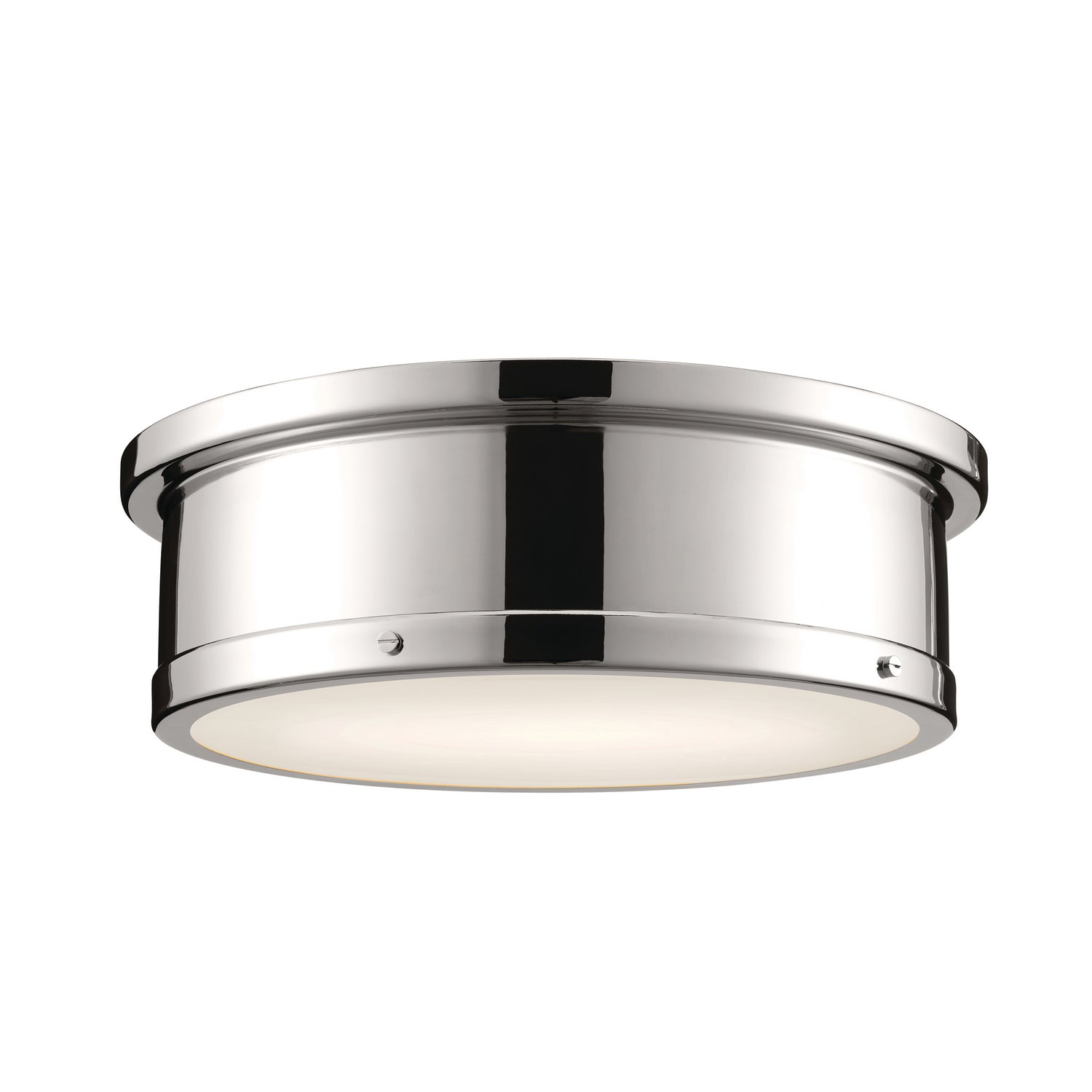 Kichler - 52541PN - Three Light Flush Mount - Serca - Polished Nickel