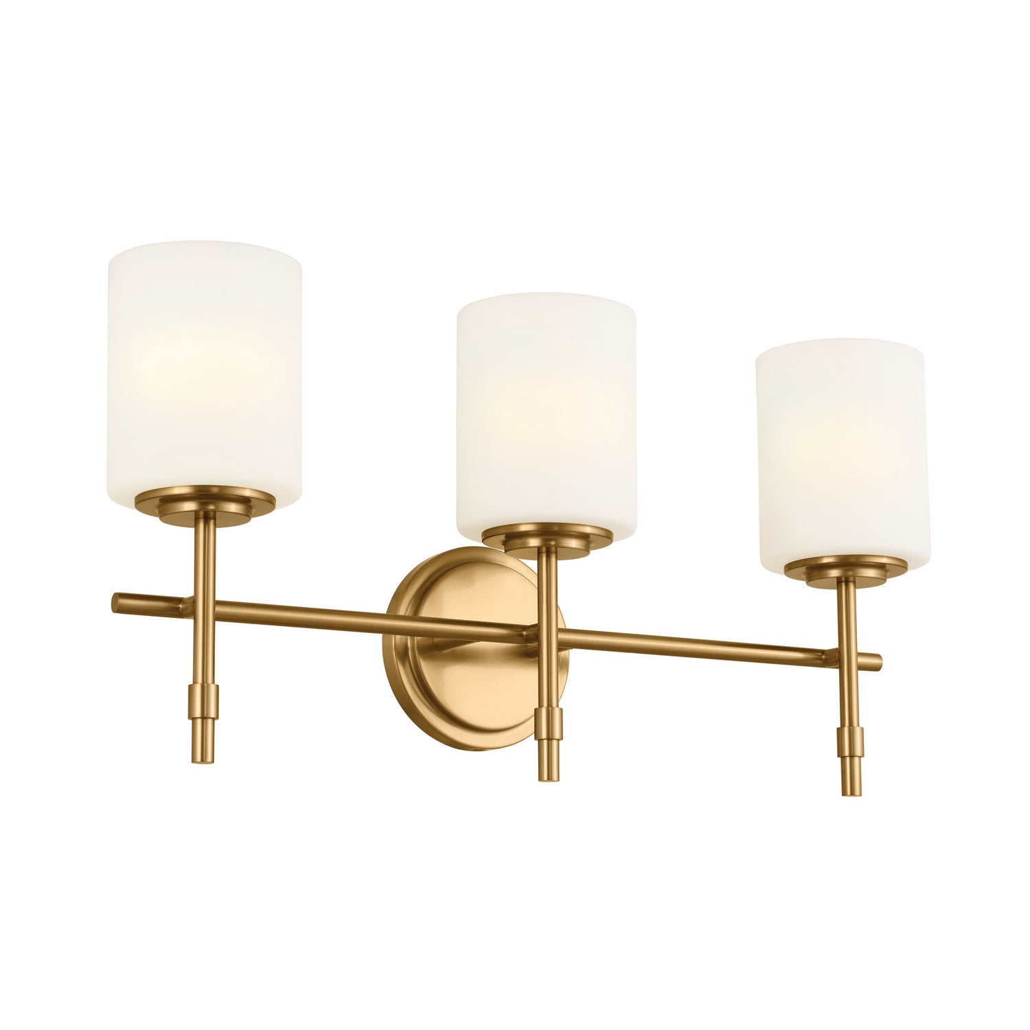 Kichler - 55142BNB - Three Light Bath - Ali - Brushed Natural Brass