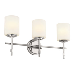 Kichler - 55142PN - Three Light Bath - Ali - Polished Nickel