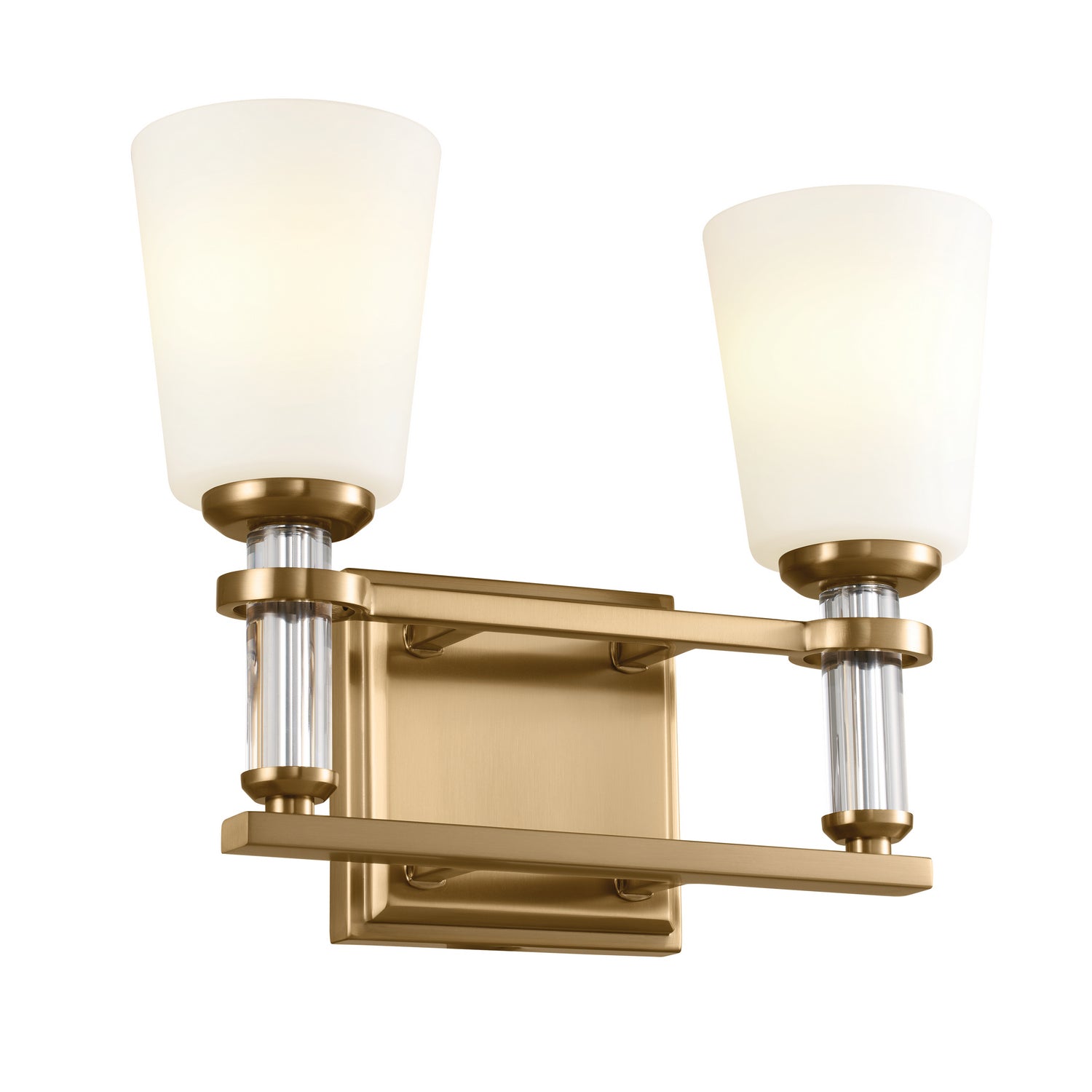 Kichler - 55146BNB - Two Light Bath - Rosalind - Brushed Natural Brass