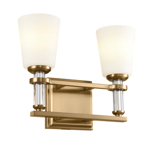 Kichler - 55146BNB - Two Light Bath - Rosalind - Brushed Natural Brass