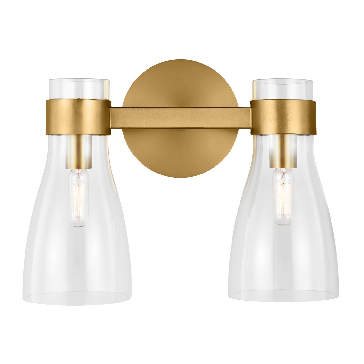 Visual Comfort Studio - AEV1002BBS - Two Light Bath Fixture - Moritz - Burnished Brass