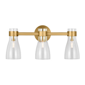 Visual Comfort Studio - AEV1003BBS - Three Light Bath Fixture - Moritz - Burnished Brass