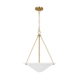 Visual Comfort Studio - AP1213TXW - Three Light Pendant - Dosinia - Textured White