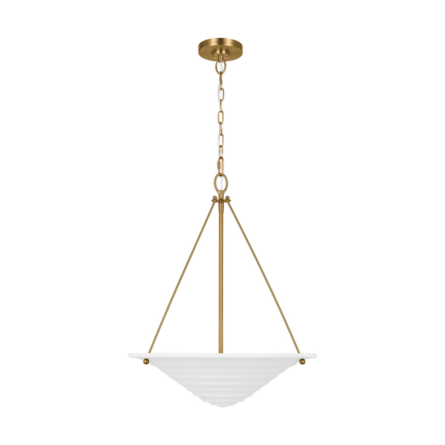 Visual Comfort Studio - AP1213TXW - Three Light Pendant - Dosinia - Textured White