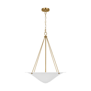 Visual Comfort Studio - AP1224TXW - Four Light Pendant - Dosinia - Textured White