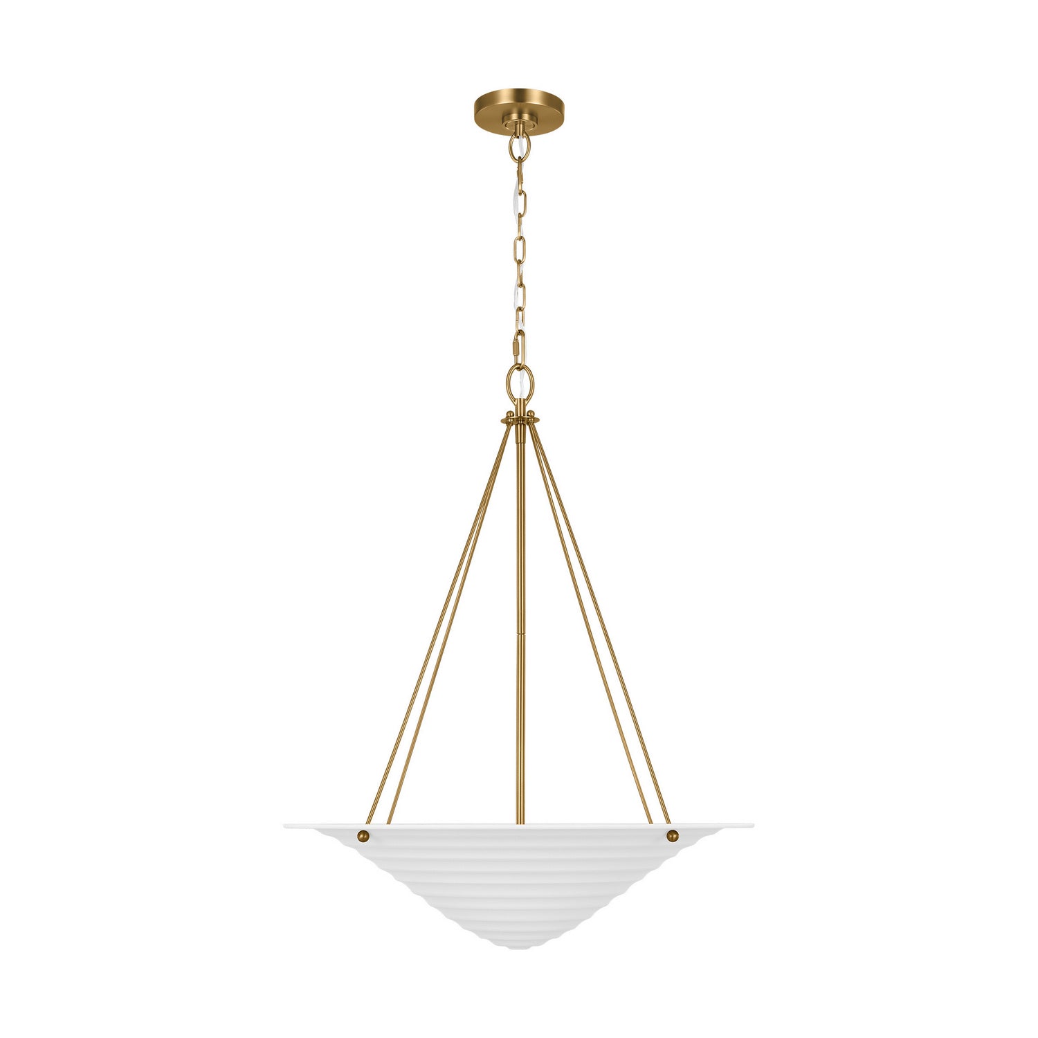 Visual Comfort Studio - AP1224TXW - Four Light Pendant - Dosinia - Textured White