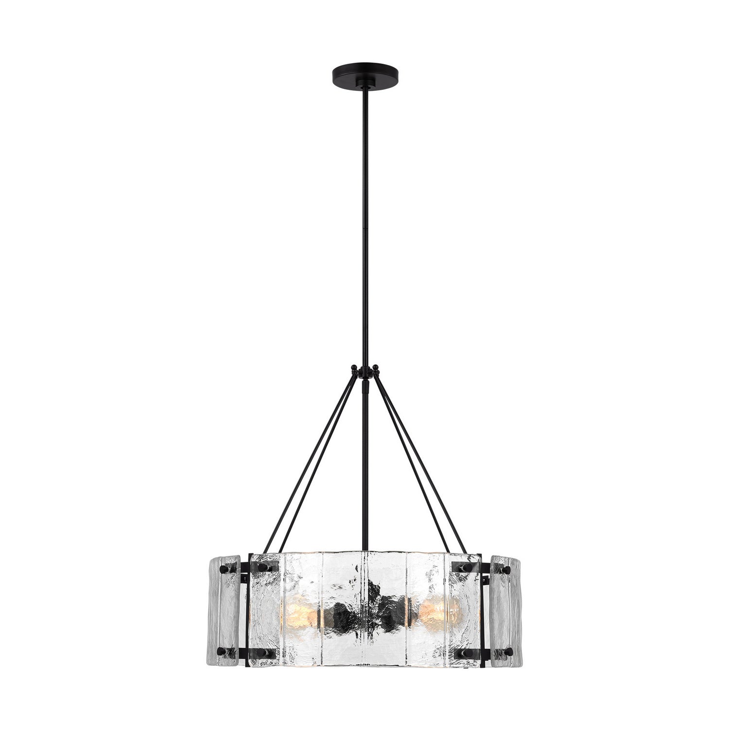 Visual Comfort Studio - AP1234AI - Four Light Chandelier - Calvert - Aged Iron