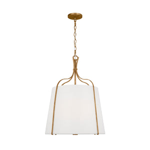 Visual Comfort Studio - AP1253ADB - Three Light Pendant - Leander - Antique Gild