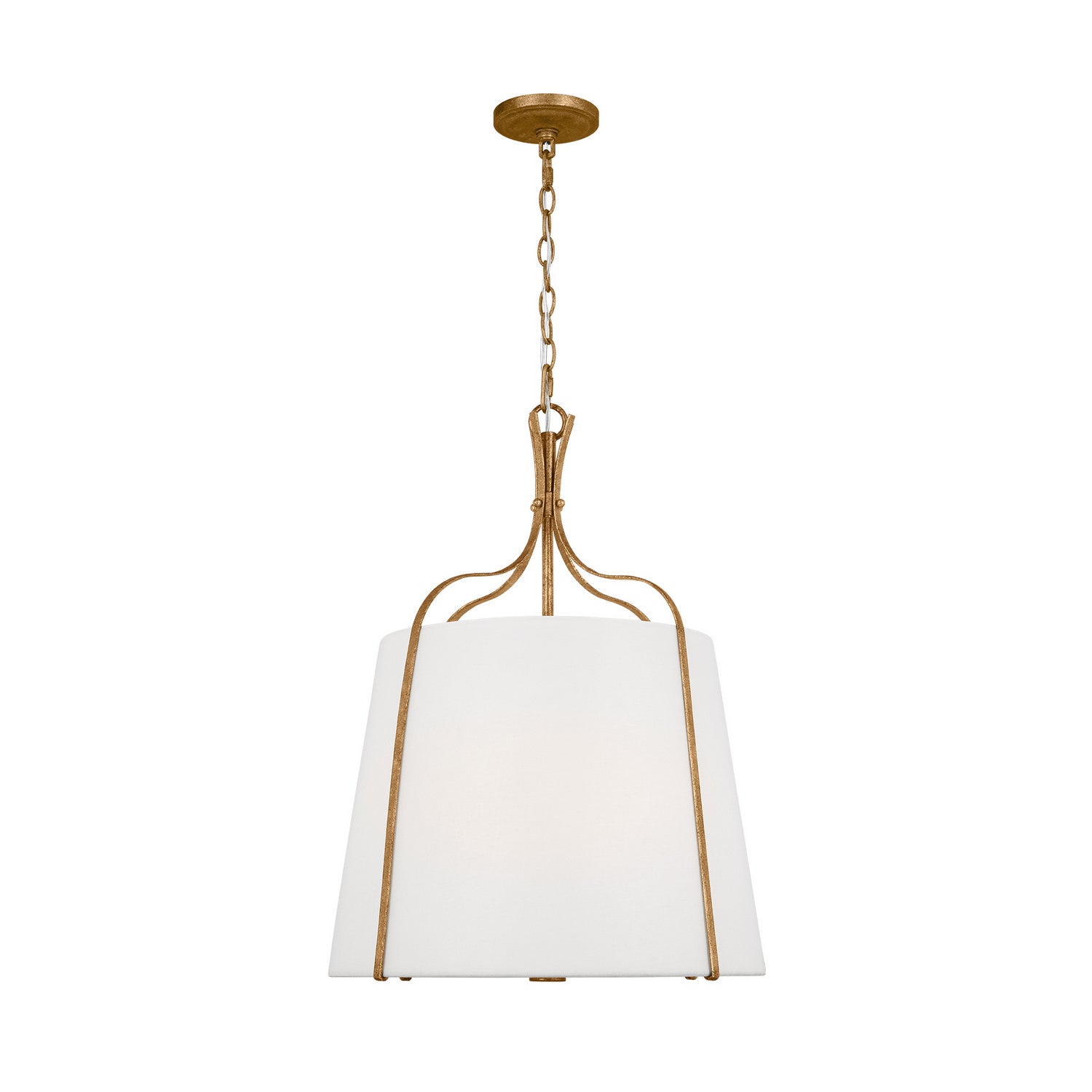 Visual Comfort Studio - AP1253ADB - Three Light Pendant - Leander - Antique Gild