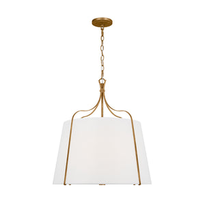 Visual Comfort Studio - AP1264ADB - Four Light Pendant - Leander - Antique Gild