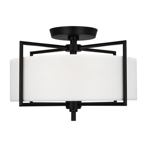 Visual Comfort Studio - CF1122AI - Two Light Semi-Flush Mount - Perno - Aged Iron