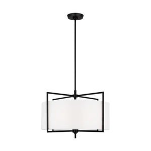 Visual Comfort Studio - CP1394AI - Four Light Pendant - Perno - Aged Iron