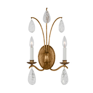 Visual Comfort Studio - CW1292ADB - Two Light Wall Sconce - Shannon - Antique Gild