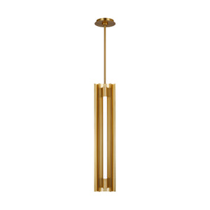 Visual Comfort Studio - KP1084BBS - LED Pendant - Carson - Burnished Brass