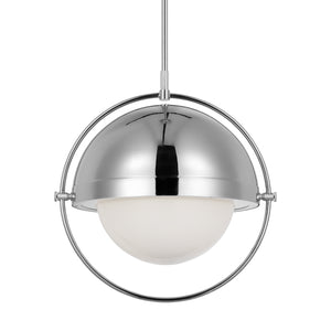 Visual Comfort Studio - TP1111PN - One Light Pendant - Bacall - Polished Nickel