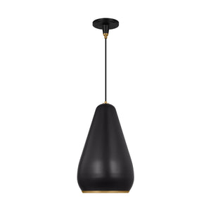 Visual Comfort Studio - TP1141AIBBS - One Light Pendant - Clasica - Aged Iron