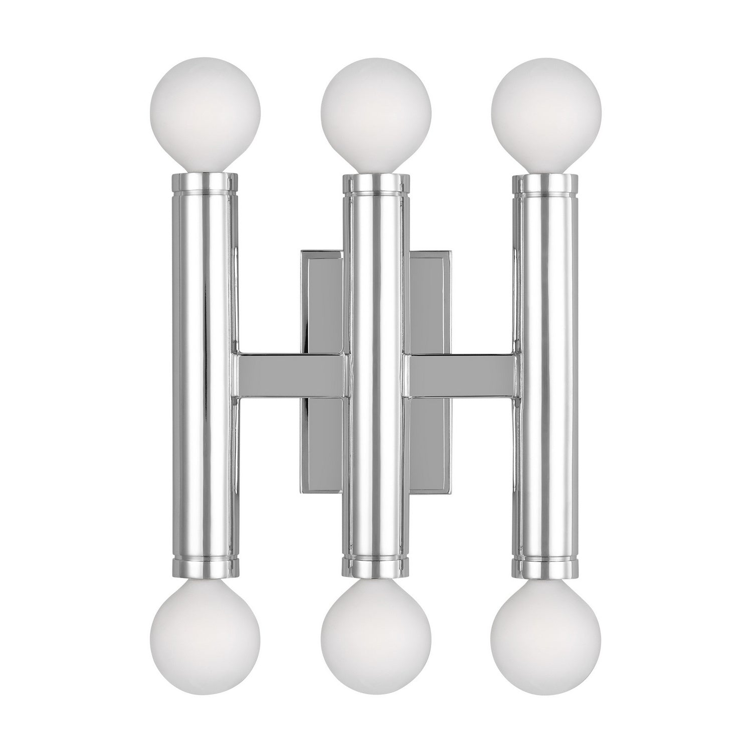 Visual Comfort Studio - TW1146PN - Six Light Wall Sconce - Beckham Modern - Polished Nickel