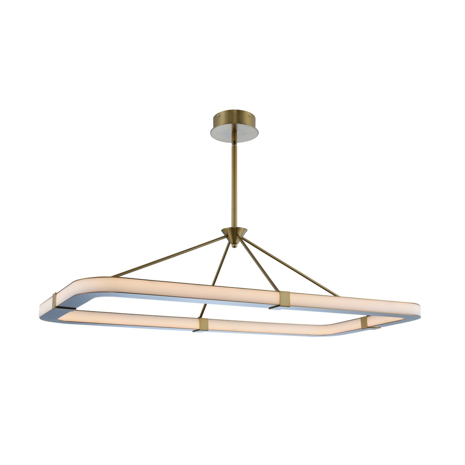 Kalco - 509961WB - LED Island Pendant - Lavo - Winter Brass