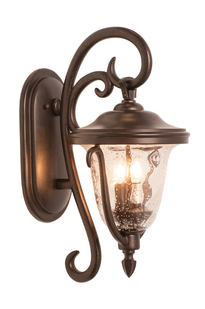 Kalco - 9001BB - Two Light Outdoor Wall Bracket - Santa Barbara - Burnished Bronze