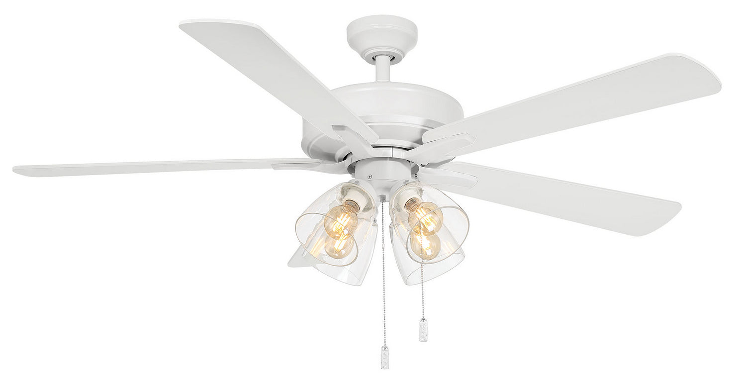 Wind River Fan Company - WR2024MW - 52"Ceiling Fan - Pecos - Matte White