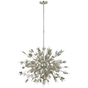 Visual Comfort Signature - JN 5501BSL - LED Chandelier - Farfalle - Burnished Silver Leaf