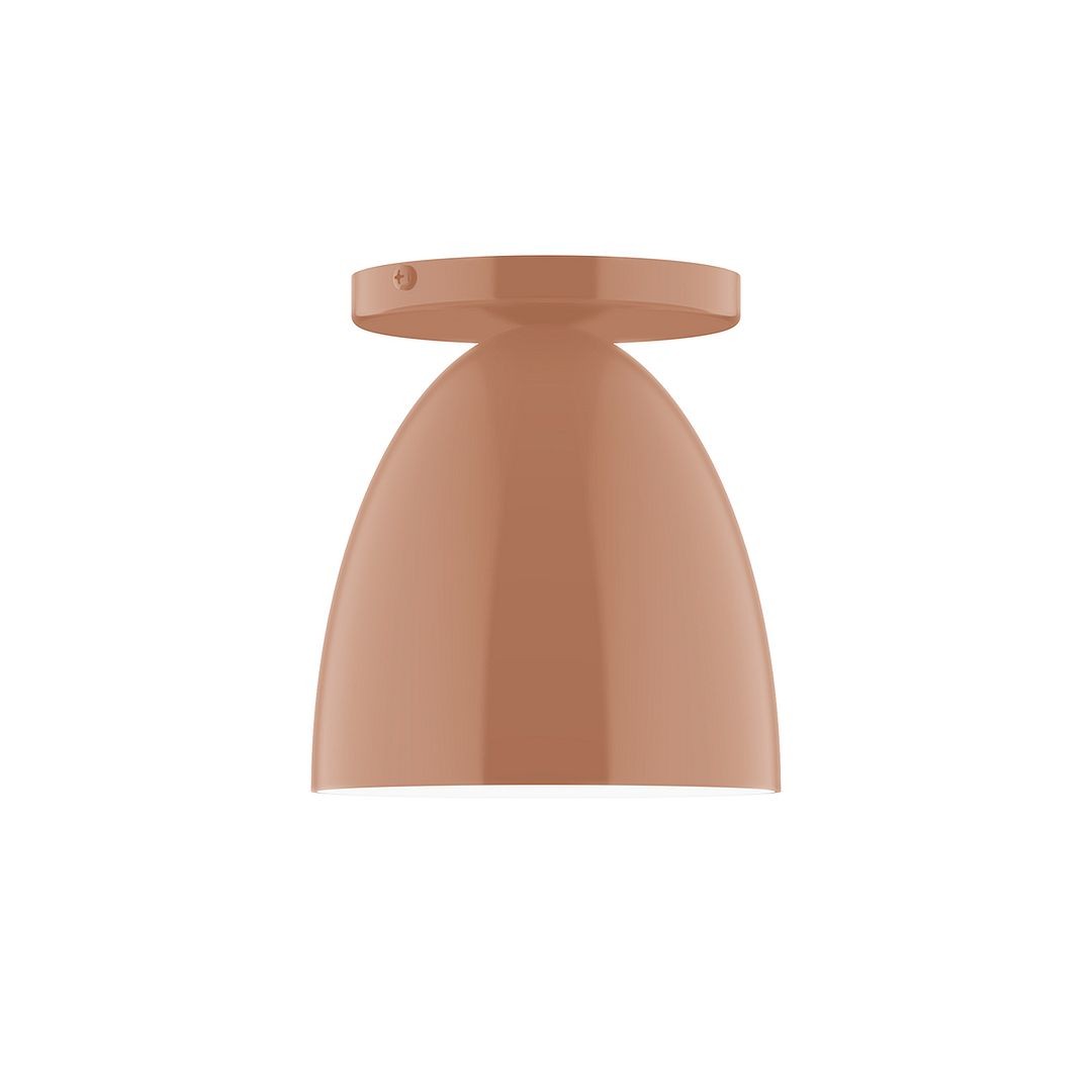 Montclair Light Works - FMD417-19 - One Light Flush Mount - J-Series - Terracotta