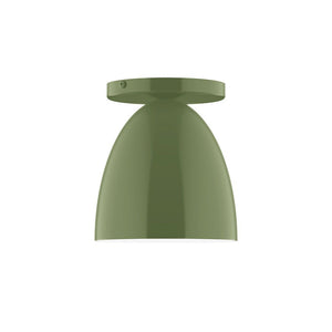 Montclair Light Works - FMD417-22 - One Light Flush Mount - J-Series - Fern Green