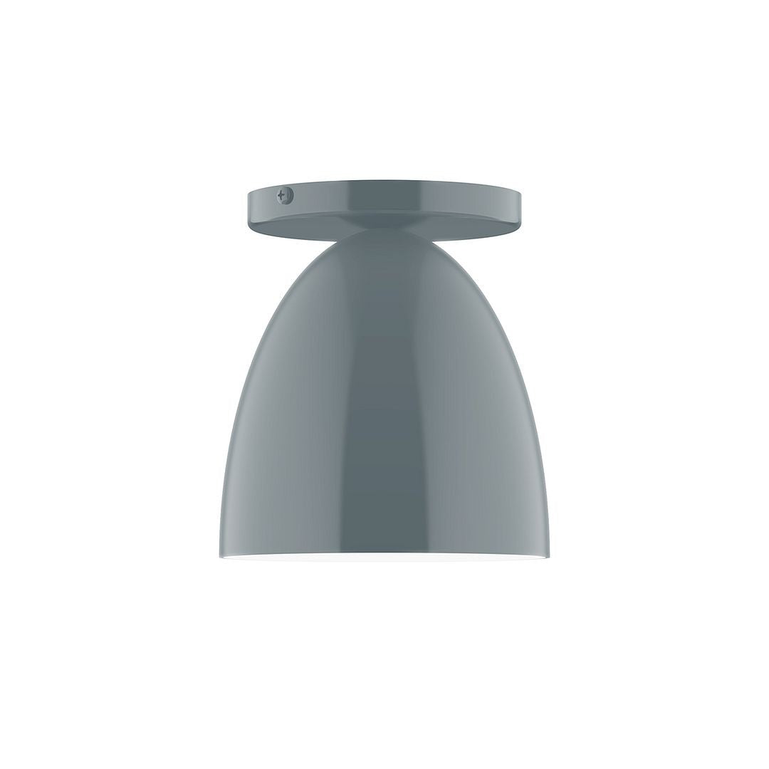 Montclair Light Works - FMD417-40 - One Light Flush Mount - J-Series - Slate Gray