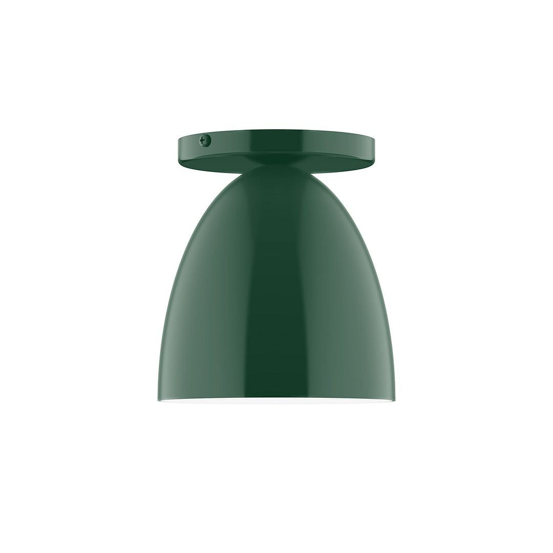 Montclair Light Works - FMD417-42 - One Light Flush Mount - J-Series - Forest Green