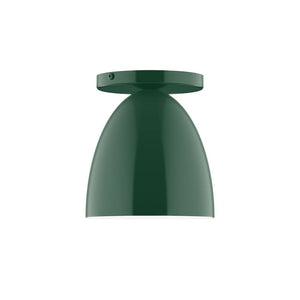 Montclair Light Works - FMD417-42 - One Light Flush Mount - J-Series - Forest Green