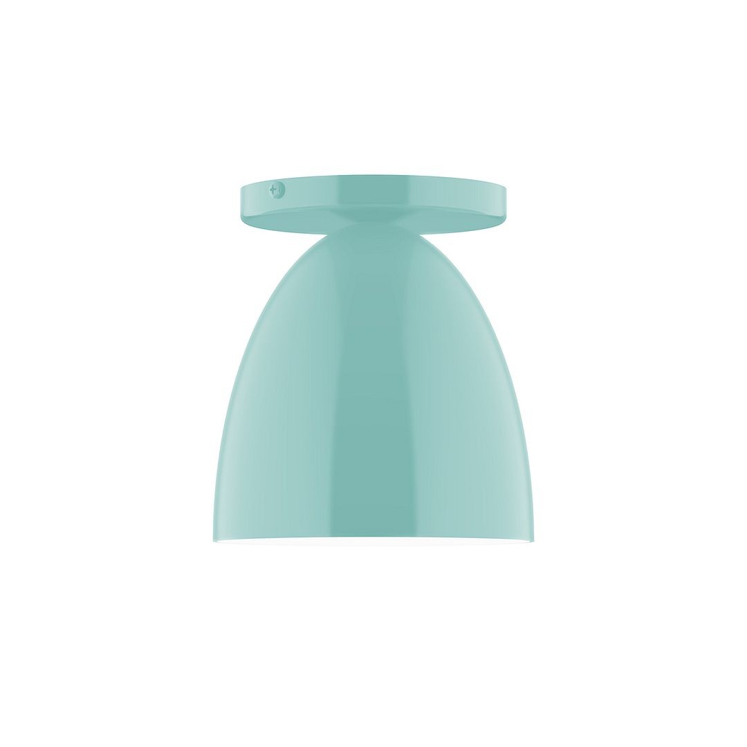 Montclair Light Works - FMD417-48 - One Light Flush Mount - J-Series - Sea Green