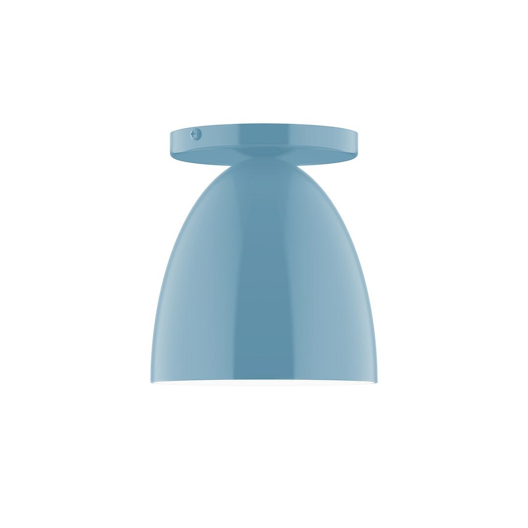 Montclair Light Works - FMD417-54 - One Light Flush Mount - J-Series - Light Blue