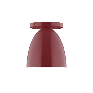 Montclair Light Works - FMD417-55 - One Light Flush Mount - J-Series - Barn Red