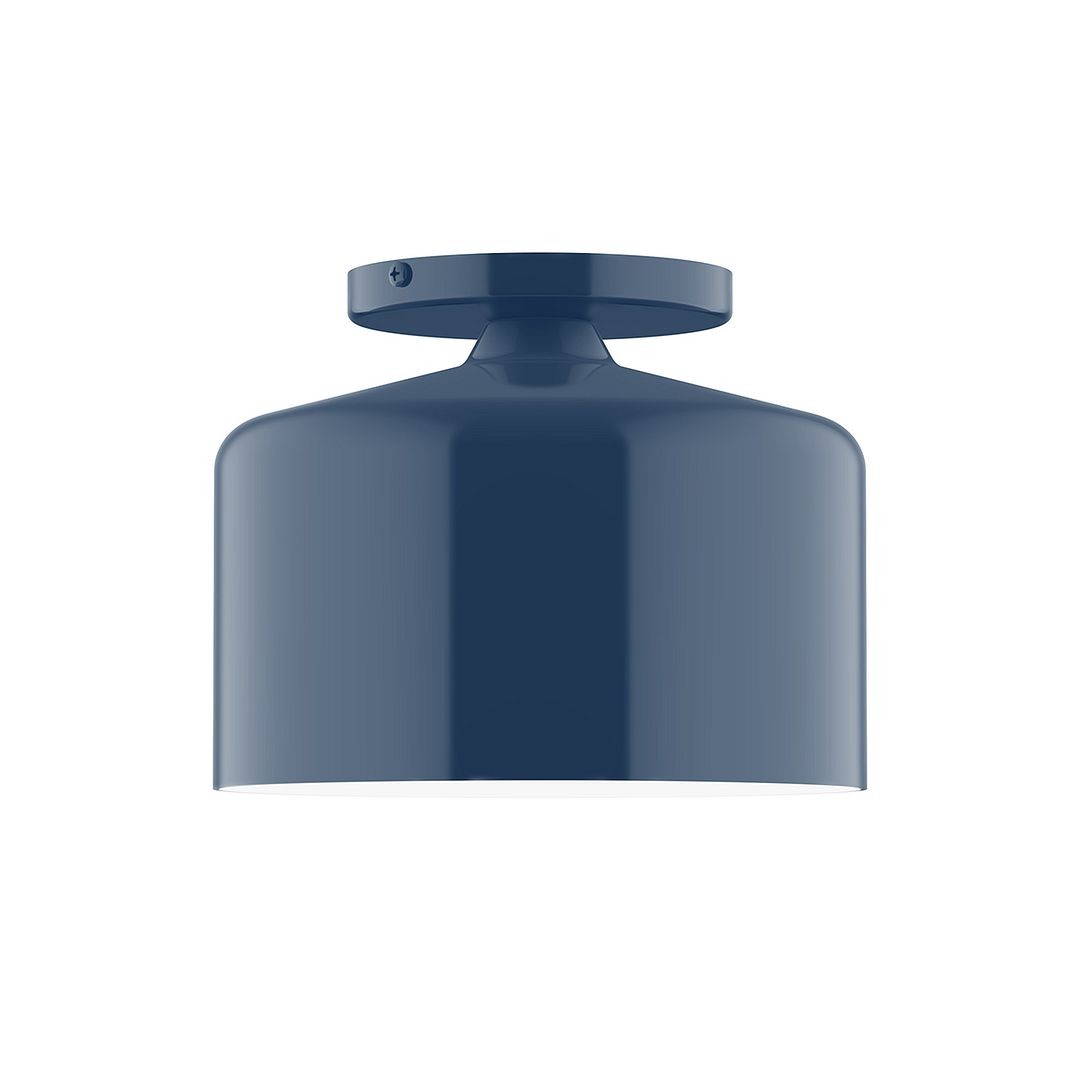 Montclair Light Works - FMD419-50 - One Light Flush Mount - J-Series - Navy