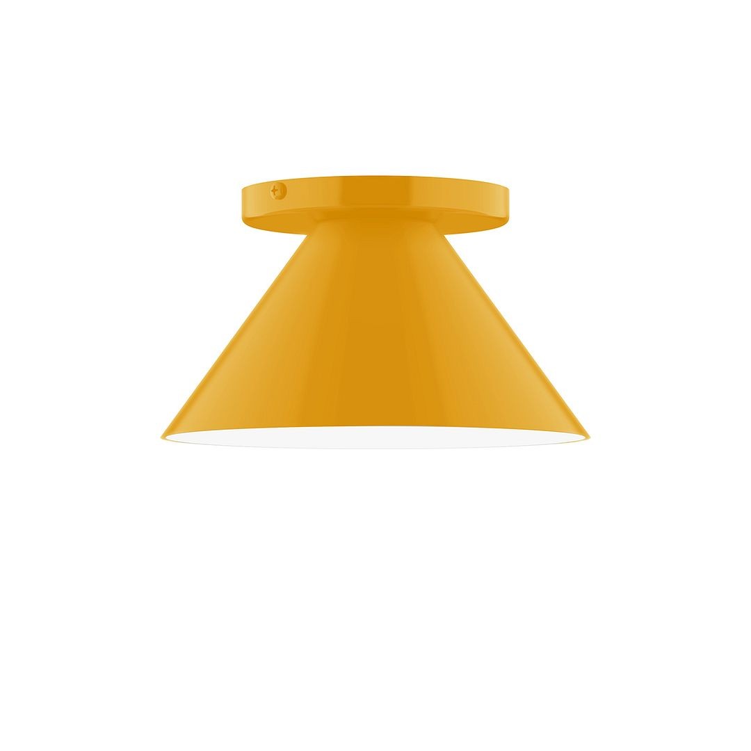 Montclair Light Works - FMD421-21 - One Light Flush Mount - Axis - Bright Yellow