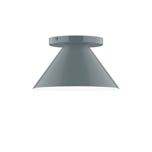 Montclair Light Works - FMD421-40 - One Light Flush Mount - Axis - Slate Gray