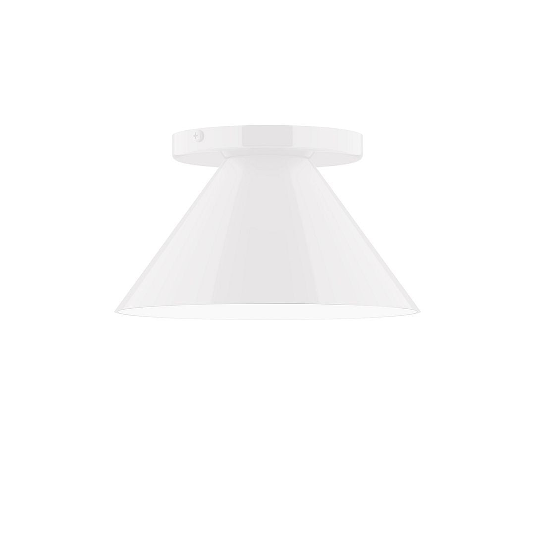 Montclair Light Works - FMD421-44 - One Light Flush Mount - Axis - White