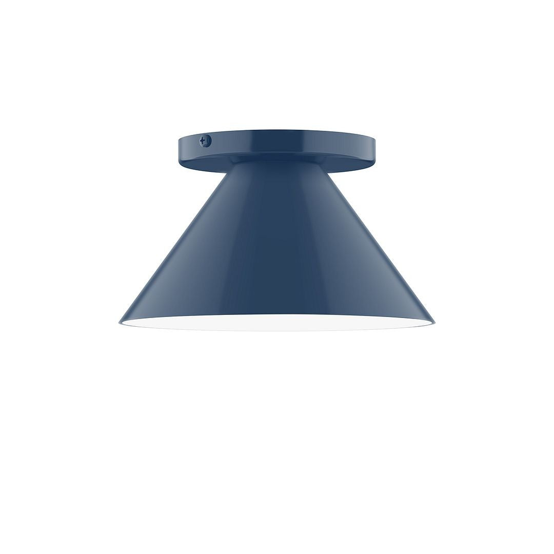 Montclair Light Works - FMD421-50 - One Light Flush Mount - Axis - Navy