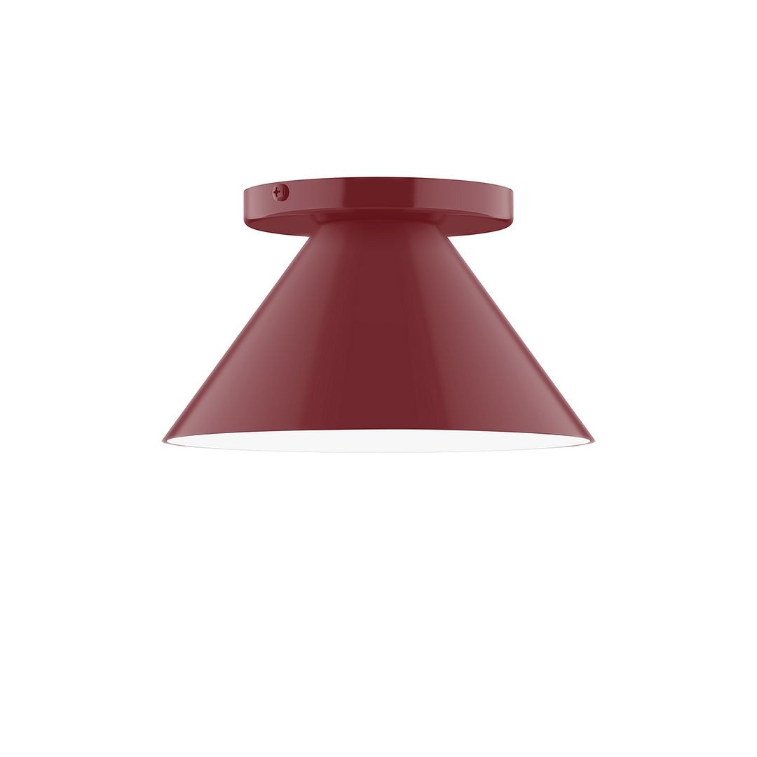 Montclair Light Works - FMD421-55 - One Light Flush Mount - Axis - Barn Red