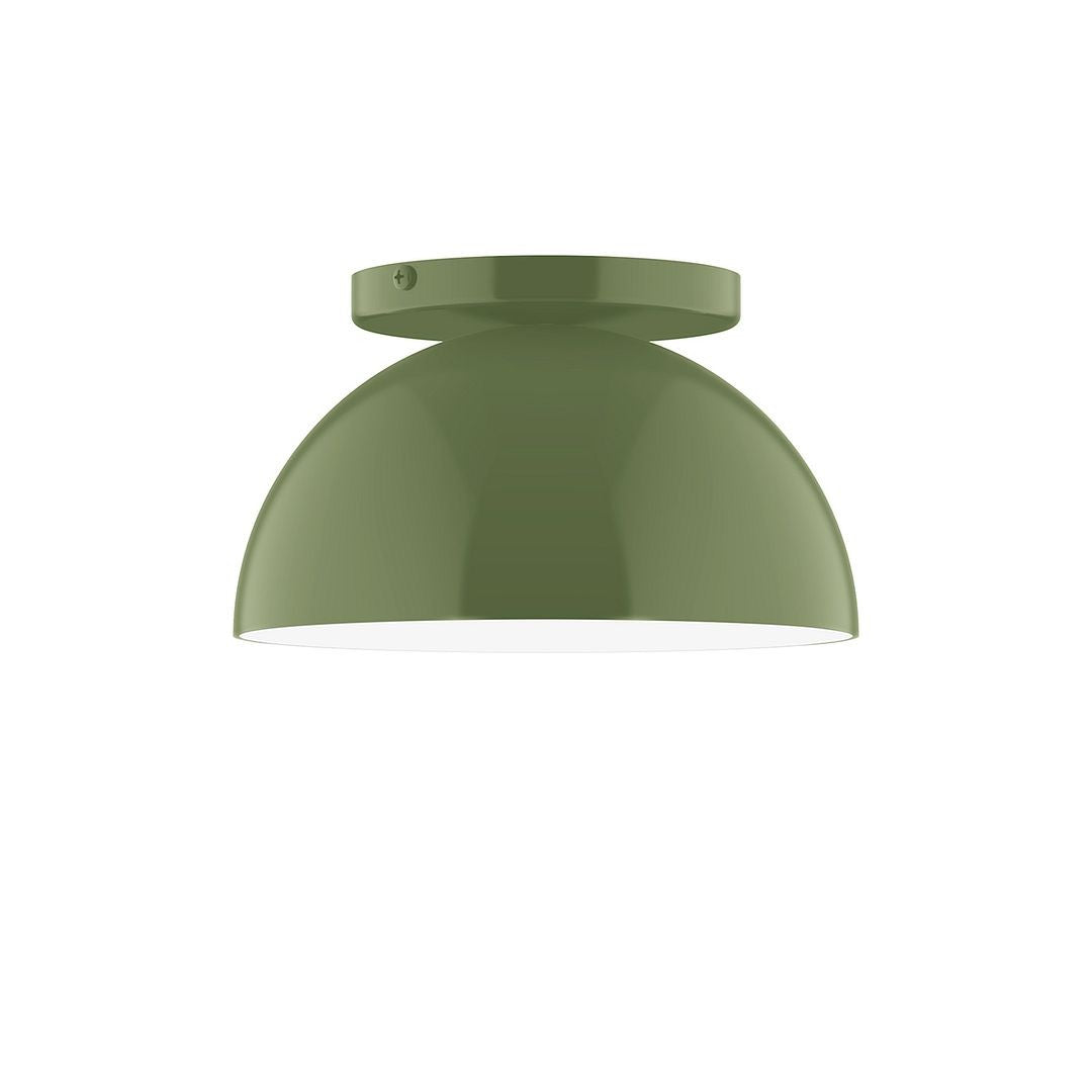 Montclair Light Works - FMD431-22 - One Light Flush Mount - Axis - Fern Green