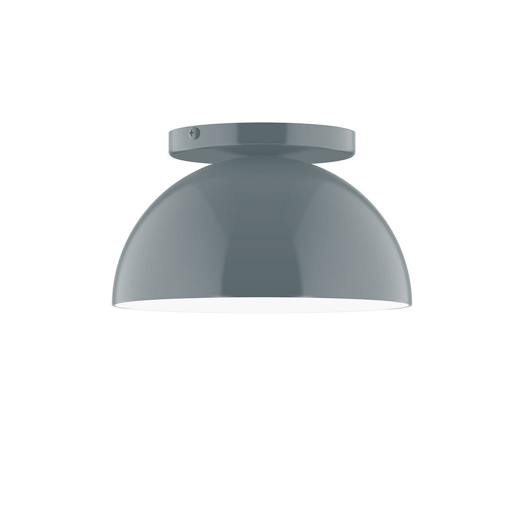 Montclair Light Works - FMD431-40 - One Light Flush Mount - Axis - Slate Gray