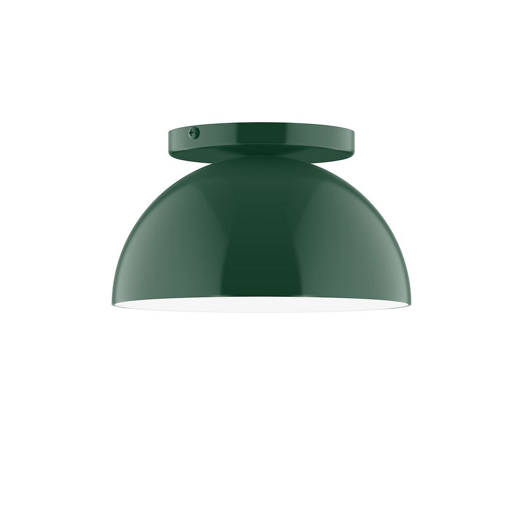 Montclair Light Works - FMD431-42 - One Light Flush Mount - Axis - Forest Green