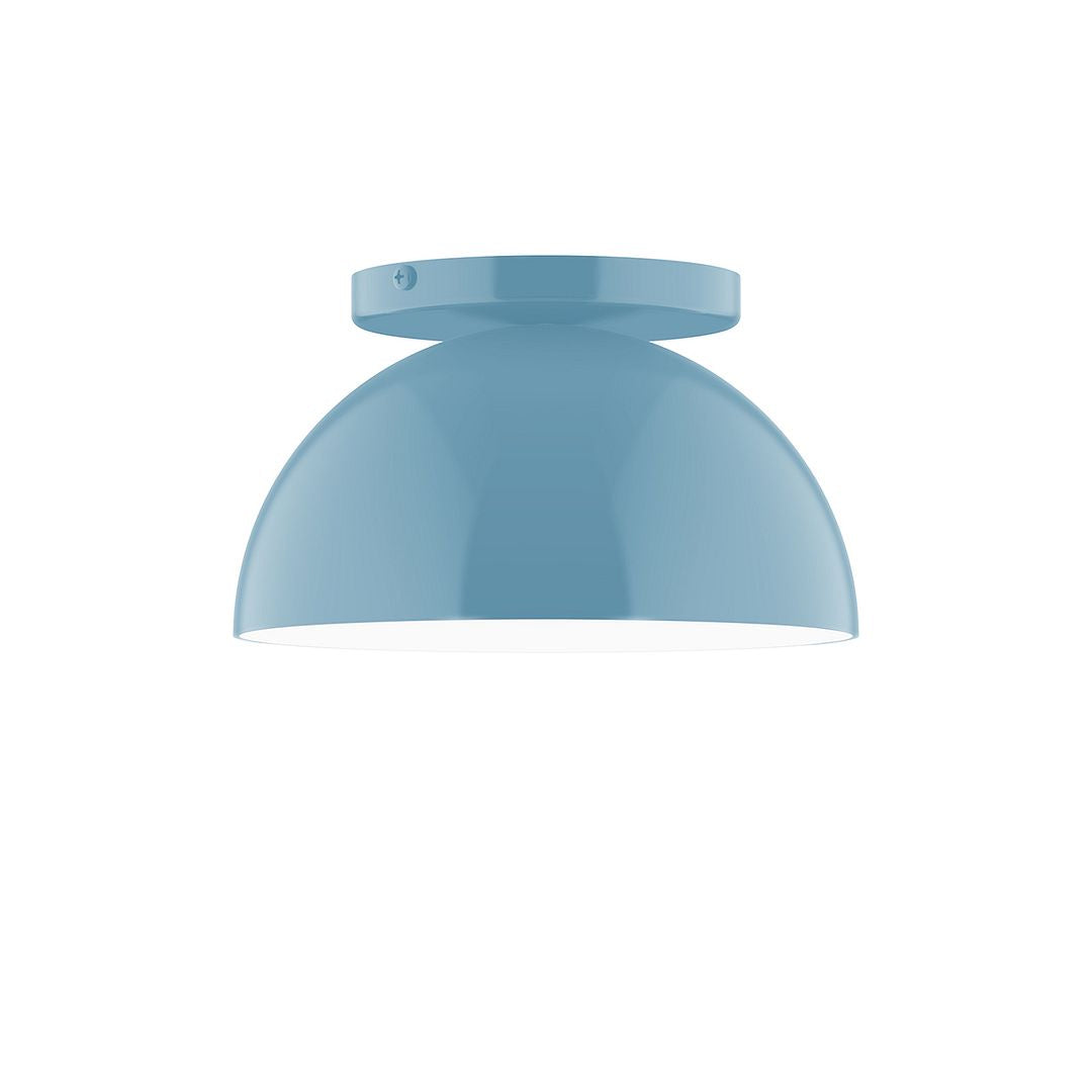 Montclair Light Works - FMD431-54 - One Light Flush Mount - Axis - Light Blue