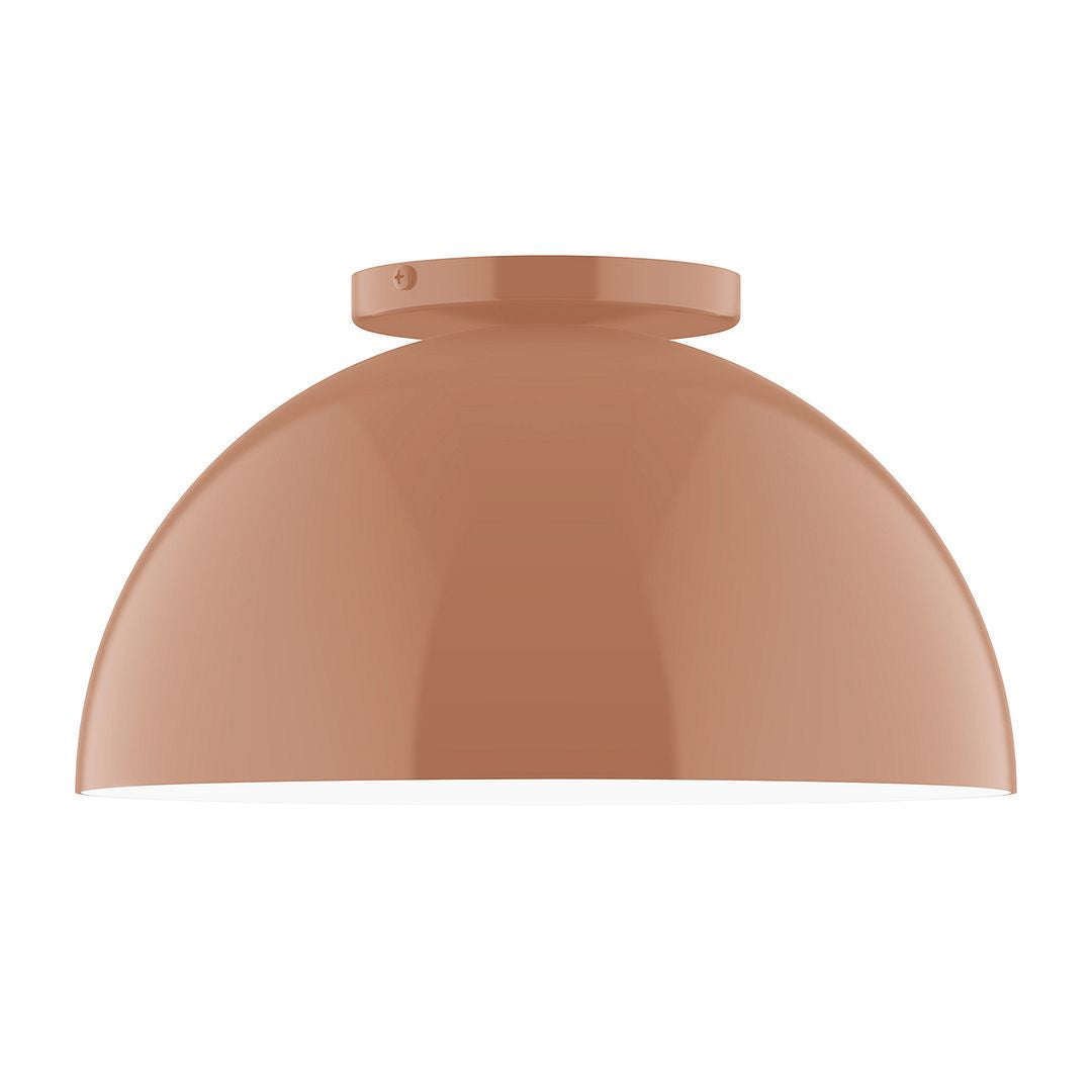 Montclair Light Works - FMD432-19 - One Light Flush Mount - Axis - Terracotta