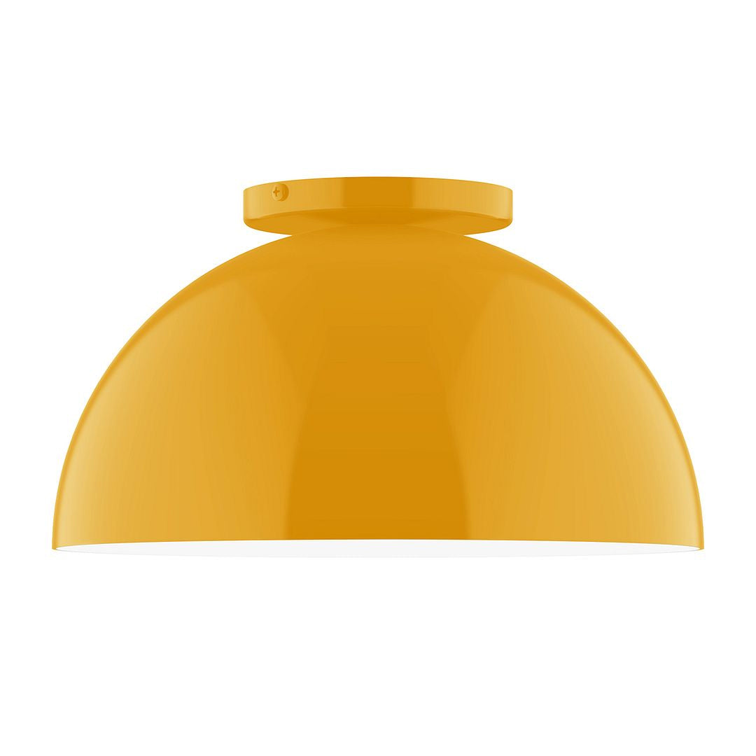 Montclair Light Works - FMD432-21 - One Light Flush Mount - Axis - Bright Yellow